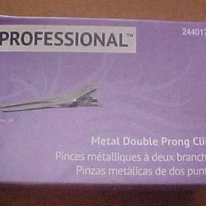 100 PRO CARE DOUBLE PRONG ALLIGATOR HAIR CLIPS